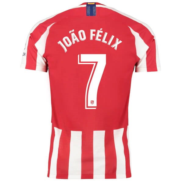 Tailandia Replicas Camiseta Atletico Madrid NO.7 João Félix 1ª 2019/20 Rojo